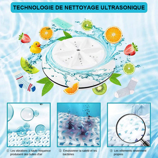 🔥Lave-Vaisselle et Lave-Linge à Ultrasons