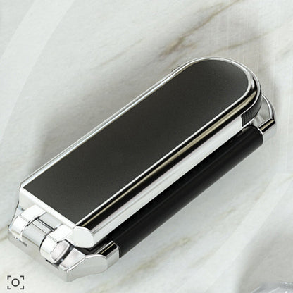 Brosse à cheveux miroir pliant de voyage