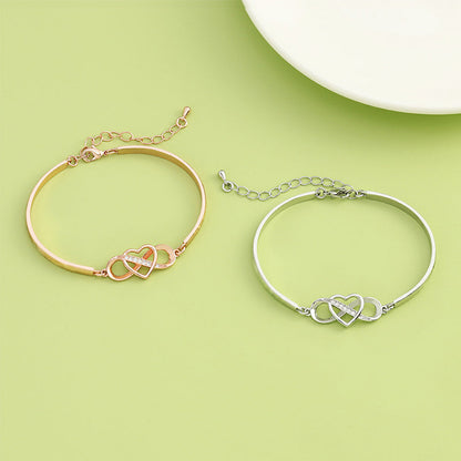 Rappelez-vous Toujours que Je t'aime Maman Bracelet Coeur d'amour pour Toujours