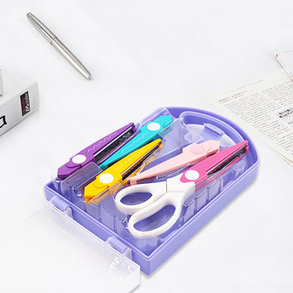 Set de ciseaux pour papier décoratif(5 en 1)