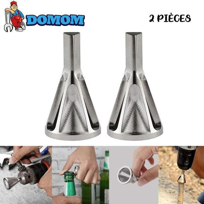 Outil d'Ébavurage de Chanfrein Externe pour Foret (2 PCS)