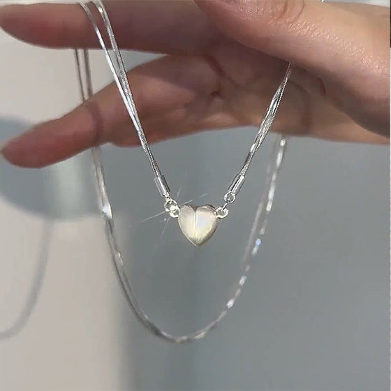 👑Collier pendentif d'amour d'aimant d'attractivité👑