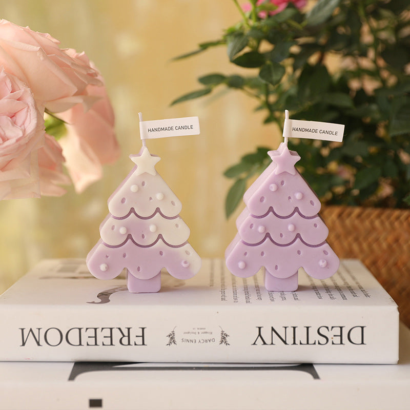 Bougies parfumées sapin de Noël