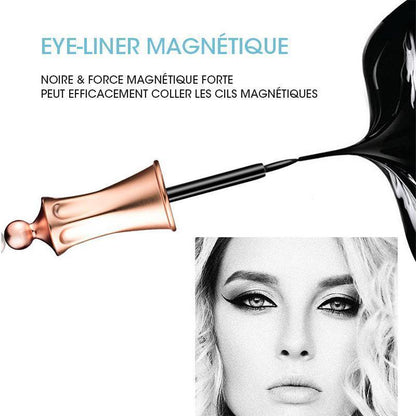 Eye-Liner et Faux Cils Magnétiques Imperméables