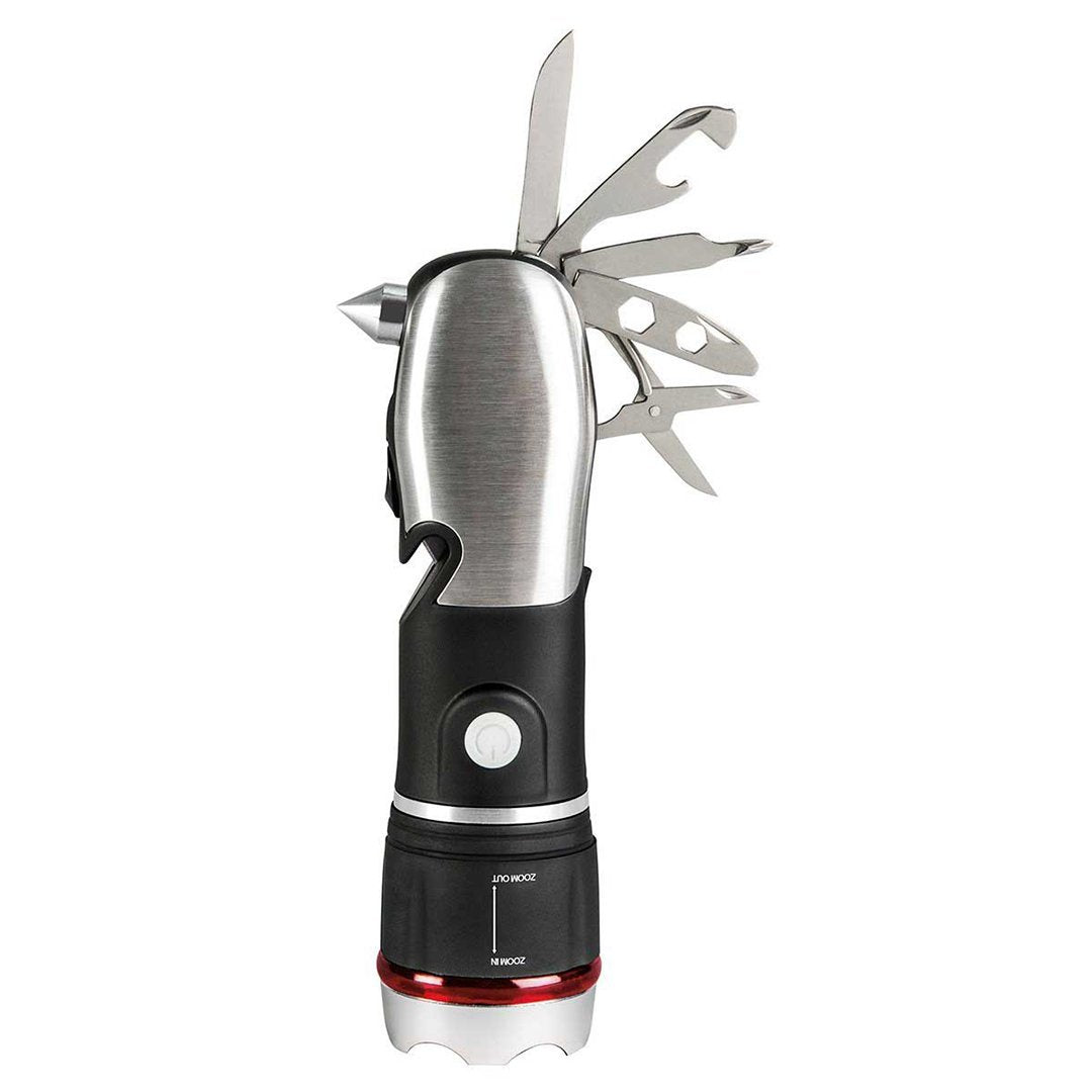 Lampe de poche à LED à outils multiples d'urgence