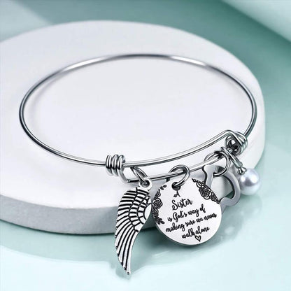 Ne marchez jamais seul - Bracelet Sœurs