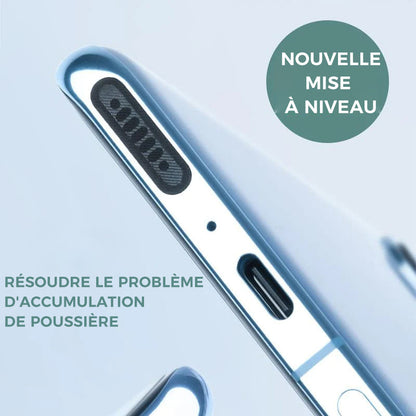 Autocollants de filet anti-poussière pour téléphone portable