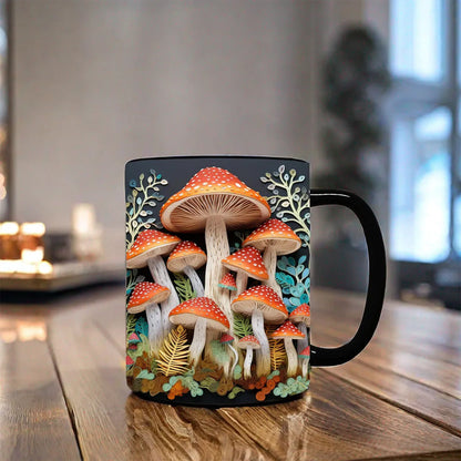 Tasse de champignons magiques 3D
