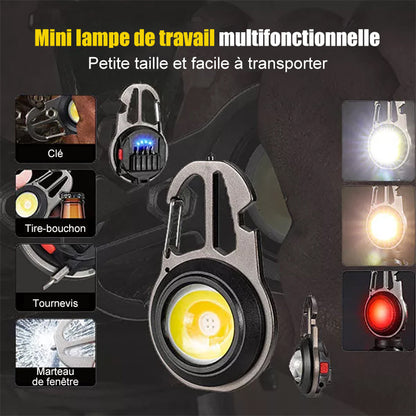 Porte-clés rechargeable portable multifonctionnel