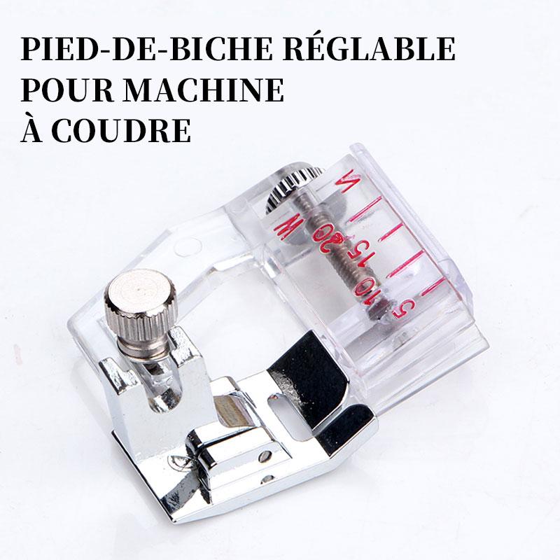 Pied de Reliure de Biais Réglable pour Machine à Coudre