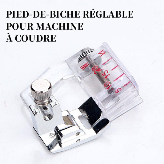 Pied de Reliure de Biais Réglable pour Machine à Coudre