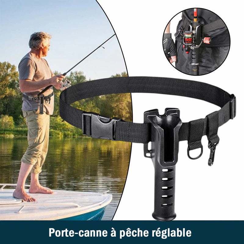 Mangeoire portative pour cannes à pêche