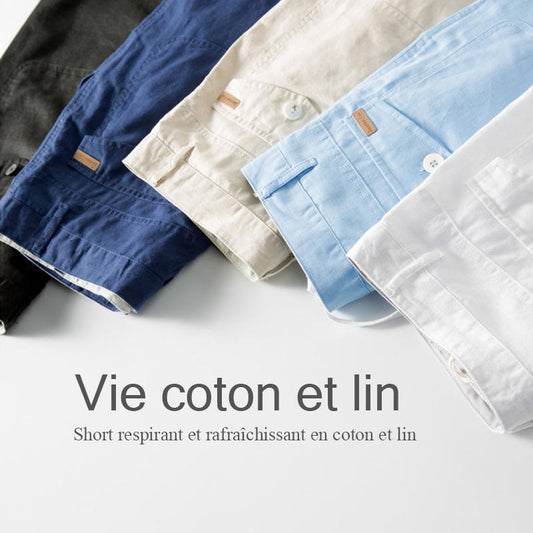 Short en Lin pour Hommes