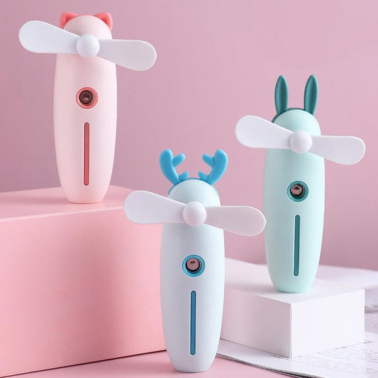 Super Mini Ventilateur Portable avec Pulvérisateur