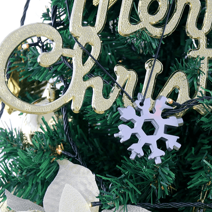 🎁Vente de Noël🎁Outil multifonction flocons de neige en acier inoxydable 18 en 1