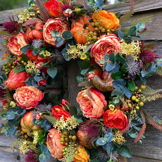 Couronne Décorative Citrouille