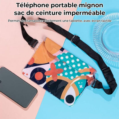 Sac à bandoulière à trois volets avec écran tactile