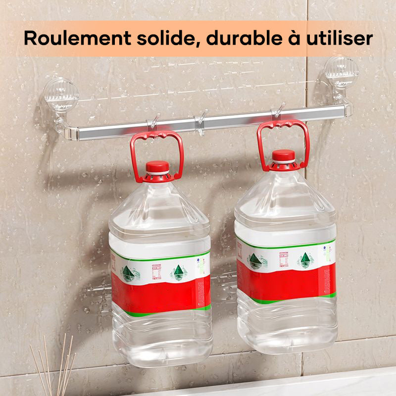 Porte-serviettes à ventouses