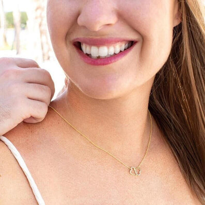Collier Boucle Coeur Saint Valentin