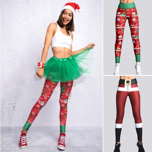 Pantalon à rayures de Noël