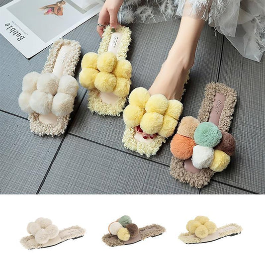 Sandales plates et moelleuses