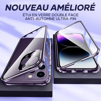 Coque iPhone avec boucle double face