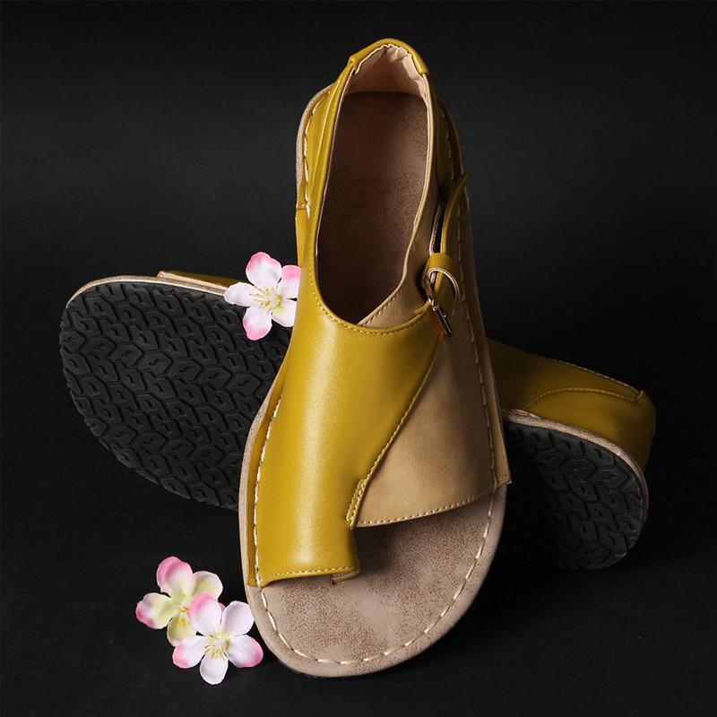 Sandales Cuir Femmes Plates
