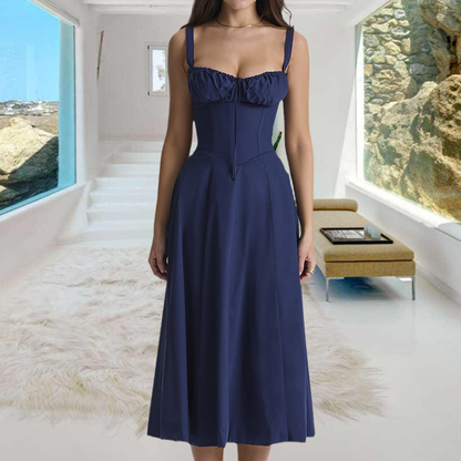 Robe d'été Bustier à Imprimé Carmen