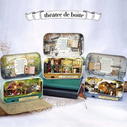 🔥Maison de poupée miniature 3D avec des jouets de bricolage légers