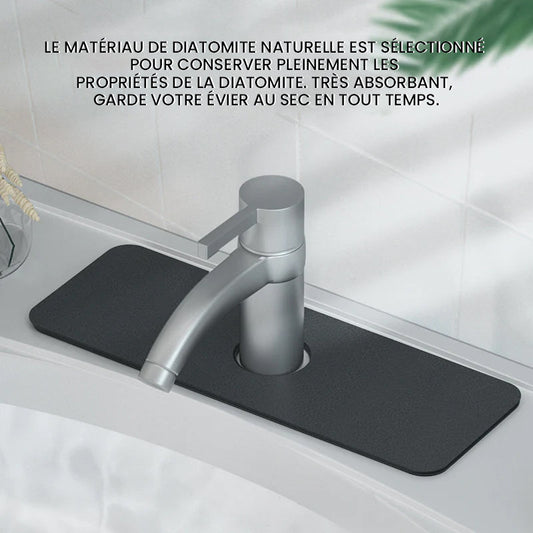 Tampon absorbant pour robinet de boue de diatomée
