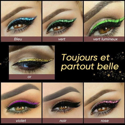 Autocollants Imperméables et Réutilisables pour Eye-liner et Cils