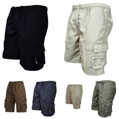 Short décontracté à taille élastique pour hommes