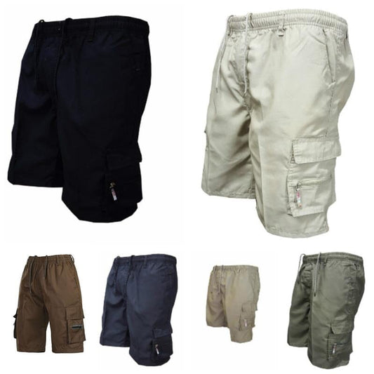 Short décontracté à taille élastique pour hommes
