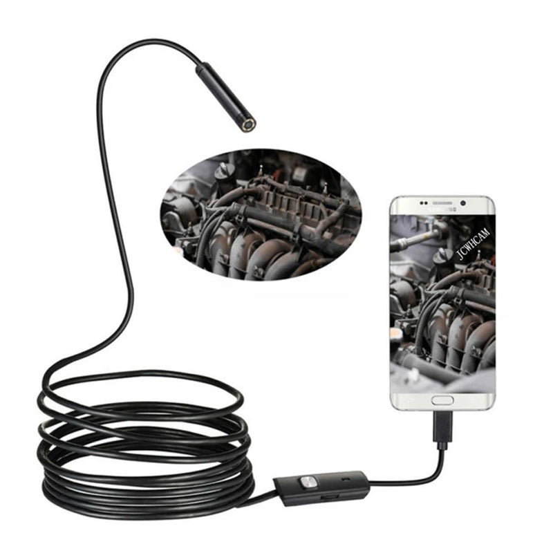 🔥Caméra d'Endoscope WiFi Semi-rigide à Mise au Point Automatique