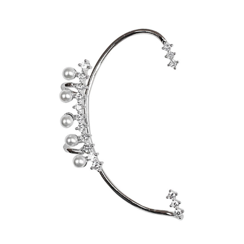 Boucles d'oreilles délicates en perles de zircon