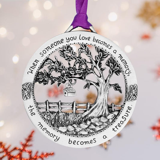 💖«Quand quelqu'un que vous aimez devient un souvenir» -🎄Ornement Commémoratif Joyeux Noël