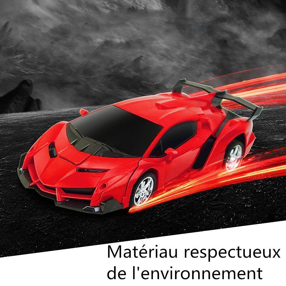 Jouet RC Robot Transformateur Télécommande Voiture de Course