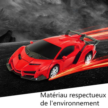 Jouet RC Robot Transformateur Télécommande Voiture de Course