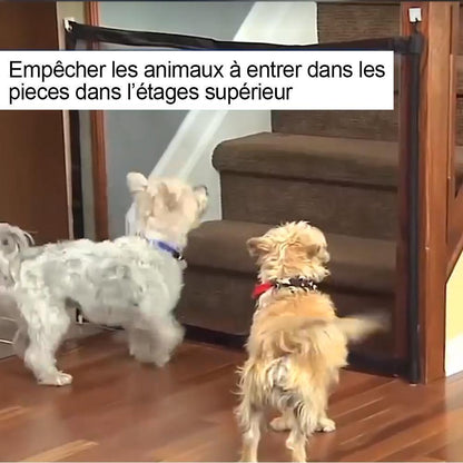Barrière de Porte Pliable pour Animaux