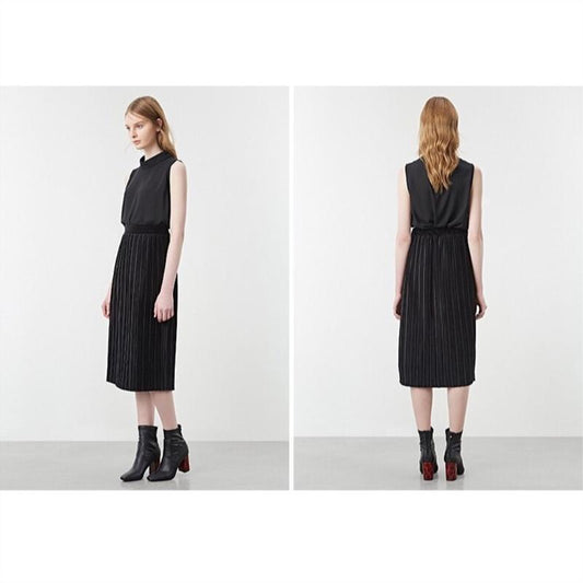 Jupe midi en velours