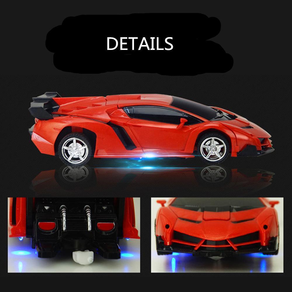 Jouet RC Robot Transformateur Télécommande Voiture de Course