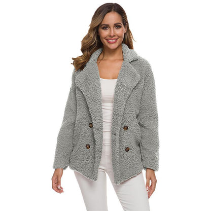 Veste en Peluche pour Femmes en Polaire
