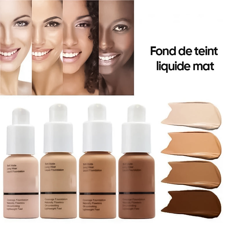 Fond de Teint Liquide Doux et Mat