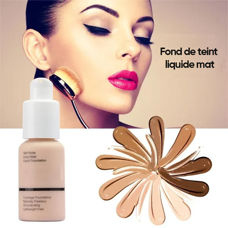 Fond de Teint Liquide Doux et Mat