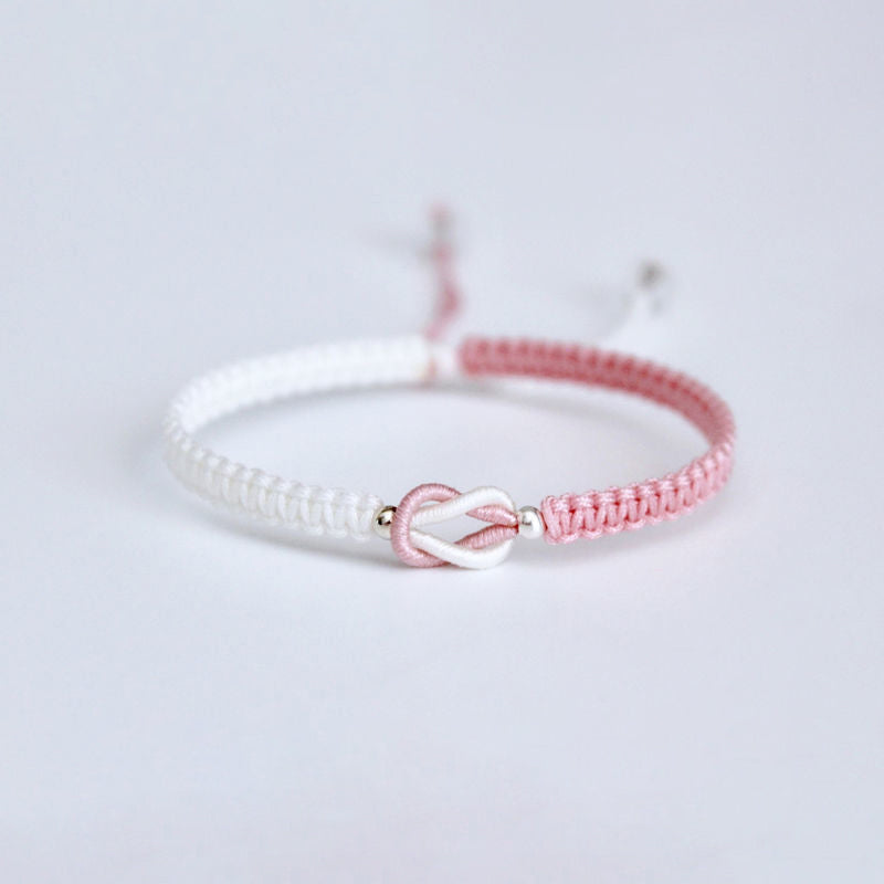 🎁À ma petite-fille "Forever Linked Together" Bracelet tressé fait main💕