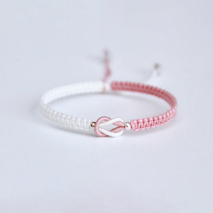 🎁À ma petite-fille "Forever Linked Together" Bracelet tressé fait main💕