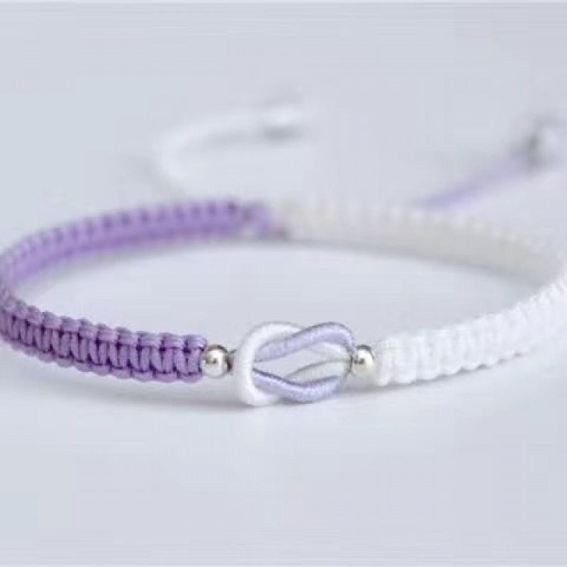 🎁À ma petite-fille "Forever Linked Together" Bracelet tressé fait main💕