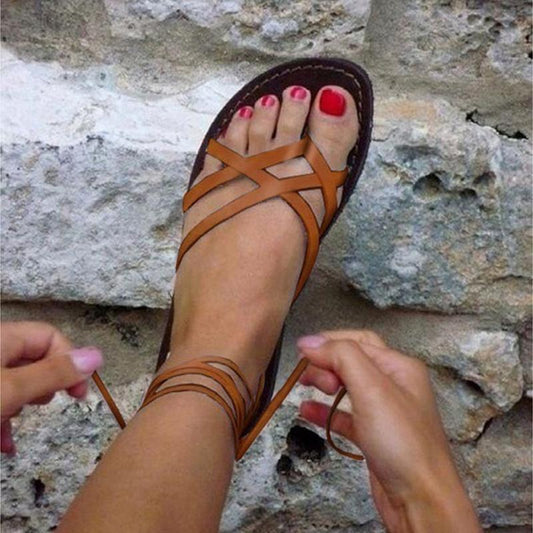 Sandales À Bandage