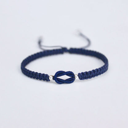 🎁À ma petite-fille "Forever Linked Together" Bracelet tressé fait main💕