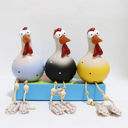 Jouet Drôle de Poulet Décor pour Jardin